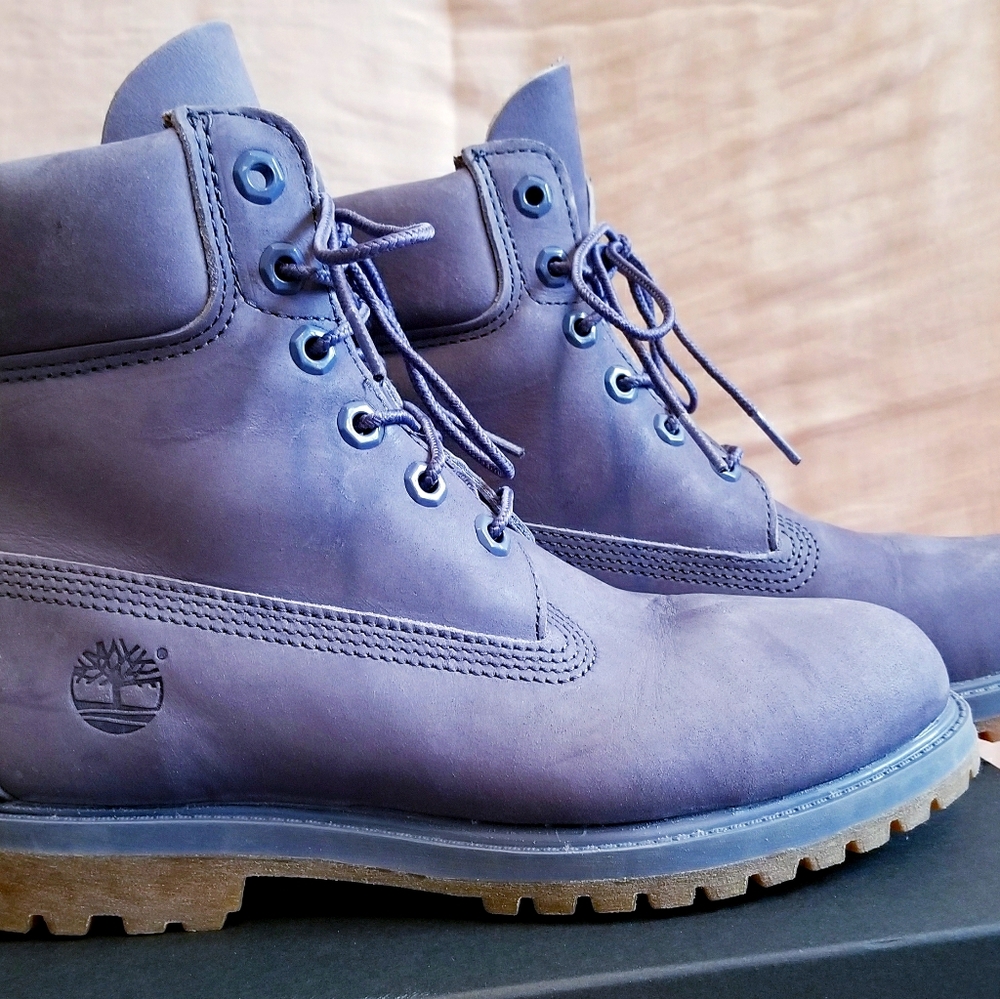 Lavender Timberland boots
